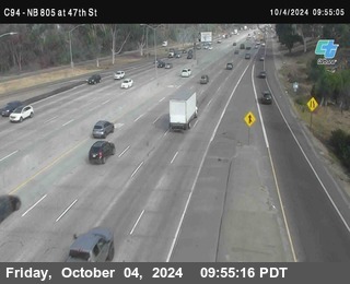 (C094) NB 805 : 47th Street (on ramp)