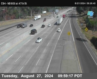 (C094) NB 805 : 47th Street (on ramp)