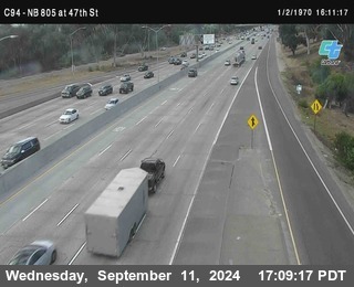 (C094) NB 805 : 47th Street (on ramp)