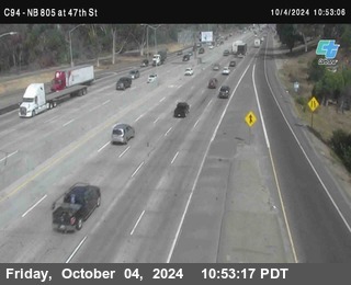 (C094) NB 805 : 47th Street (on ramp)