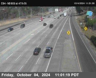 (C094) NB 805 : 47th Street (on ramp)