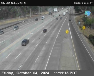 (C094) NB 805 : 47th Street (on ramp)