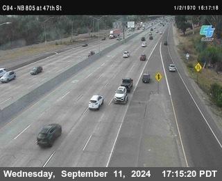 (C094) NB 805 : 47th Street (on ramp)