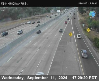 (C094) NB 805 : 47th Street (on ramp)