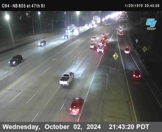 (C094) NB 805 : 47th Street (on ramp)