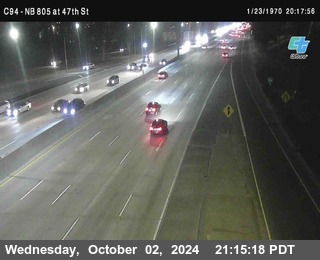 (C094) NB 805 : 47th Street (on ramp)