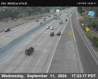 (C094) NB 805 : 47th Street (on ramp)