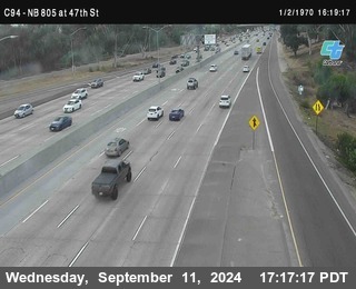 (C094) NB 805 : 47th Street (on ramp)