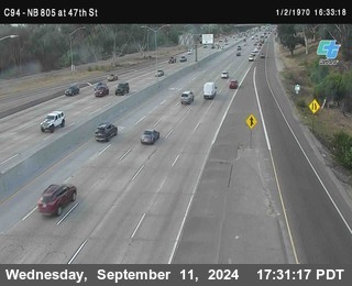 (C094) NB 805 : 47th Street (on ramp)