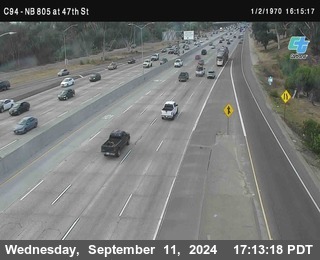 (C094) NB 805 : 47th Street (on ramp)