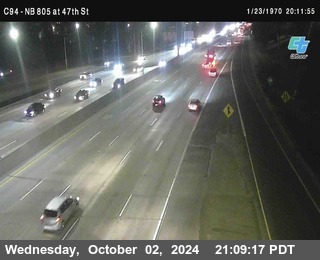 (C094) NB 805 : 47th Street (on ramp)