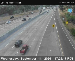 (C094) NB 805 : 47th Street (on ramp)