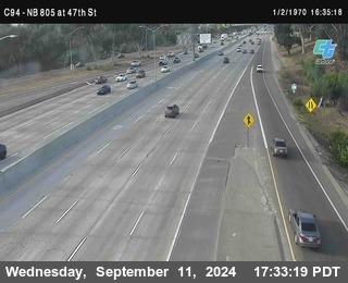 (C094) NB 805 : 47th Street (on ramp)