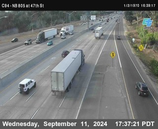 (C094) NB 805 : 47th Street (on ramp)