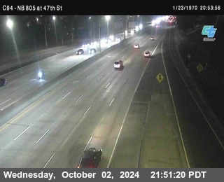 (C094) NB 805 : 47th Street (on ramp)