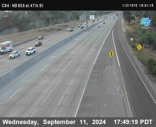 (C094) NB 805 : 47th Street (on ramp)