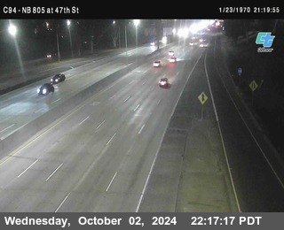 (C094) NB 805 : 47th Street (on ramp)