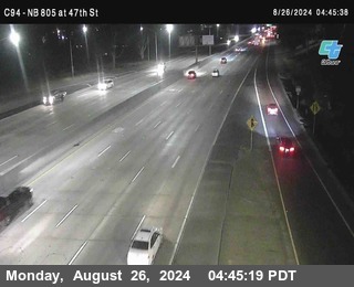 (C094) NB 805 : 47th Street (on ramp)