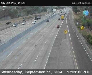 (C094) NB 805 : 47th Street (on ramp)