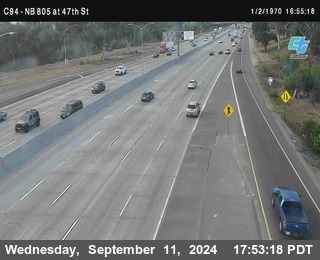 (C094) NB 805 : 47th Street (on ramp)