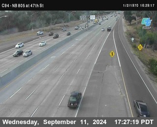 (C094) NB 805 : 47th Street (on ramp)