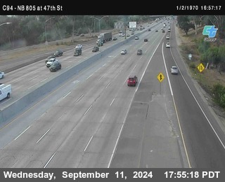 (C094) NB 805 : 47th Street (on ramp)