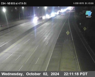 (C094) NB 805 : 47th Street (on ramp)