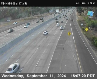 (C094) NB 805 : 47th Street (on ramp)