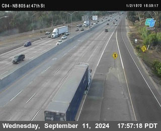 (C094) NB 805 : 47th Street (on ramp)