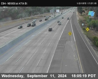 (C094) NB 805 : 47th Street (on ramp)