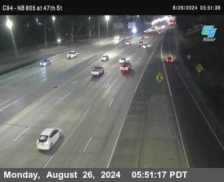 (C094) NB 805 : 47th Street (on ramp)