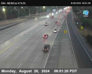 (C094) NB 805 : 47th Street (on ramp)