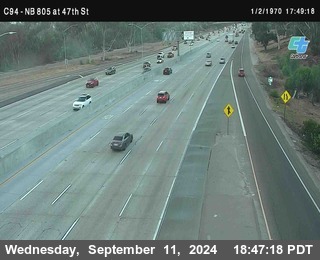 (C094) NB 805 : 47th Street (on ramp)