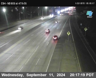 (C094) NB 805 : 47th Street (on ramp)