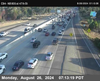 (C094) NB 805 : 47th Street (on ramp)