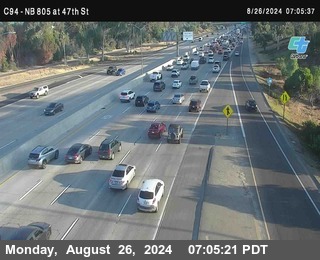 (C094) NB 805 : 47th Street (on ramp)