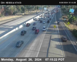 (C094) NB 805 : 47th Street (on ramp)