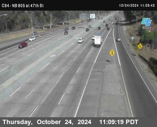 (C094) NB 805 : 47th Street (on ramp)