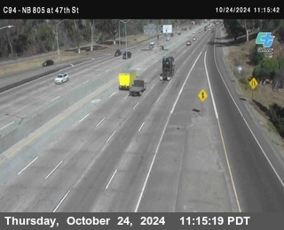 (C094) NB 805 : 47th Street (on ramp)