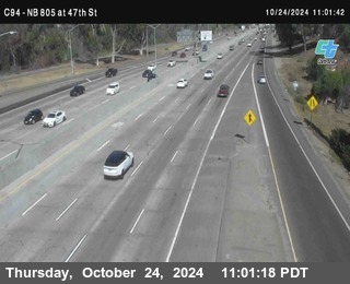 (C094) NB 805 : 47th Street (on ramp)