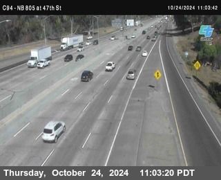 (C094) NB 805 : 47th Street (on ramp)