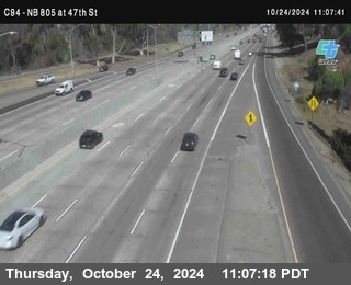 (C094) NB 805 : 47th Street (on ramp)