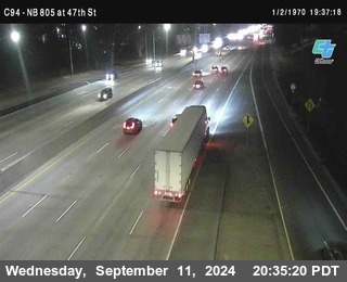 (C094) NB 805 : 47th Street (on ramp)