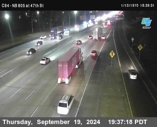 (C094) NB 805 : 47th Street (on ramp)