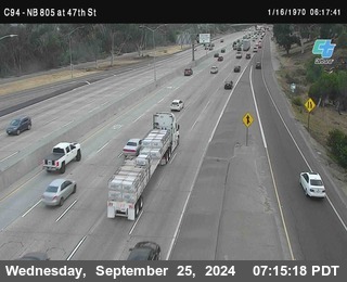 (C094) NB 805 : 47th Street (on ramp)