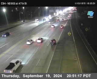 (C094) NB 805 : 47th Street (on ramp)