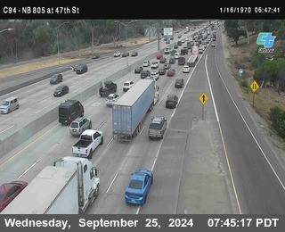 (C094) NB 805 : 47th Street (on ramp)