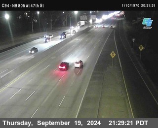 (C094) NB 805 : 47th Street (on ramp)