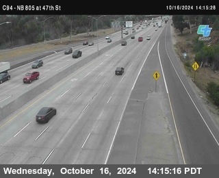 (C094) NB 805 : 47th Street (on ramp)