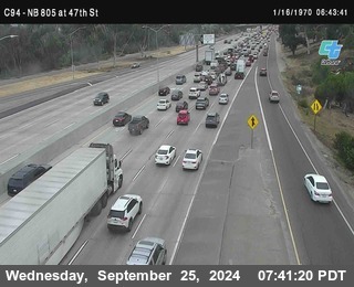 (C094) NB 805 : 47th Street (on ramp)